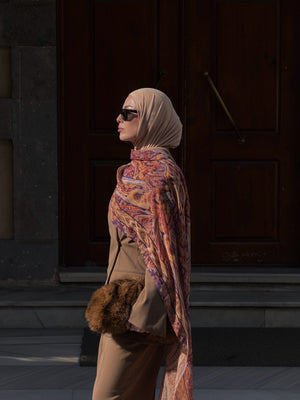 Velora İpek Krep Şal