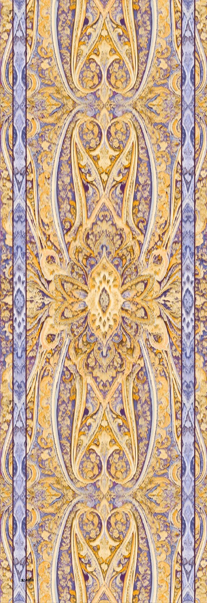 Velora Iris İpek Krep Şal