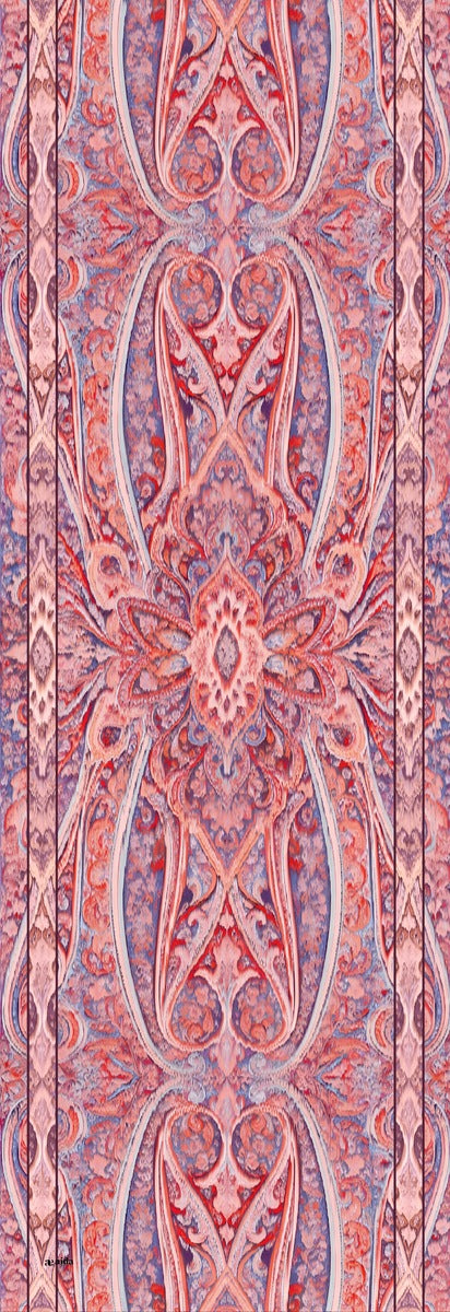 Velora Rose İpek Krep Şal