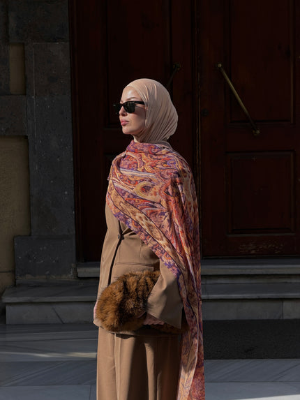 Velora İpek Krep Şal