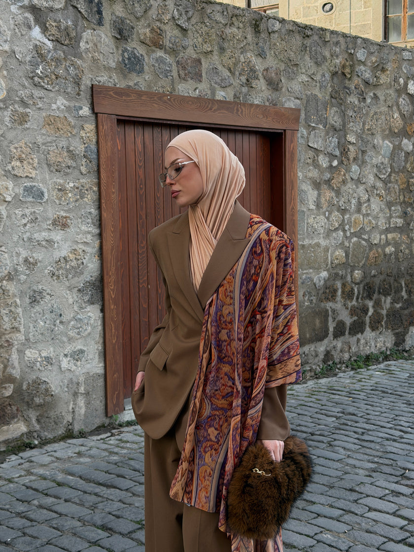 Velora İpek Krep Şal