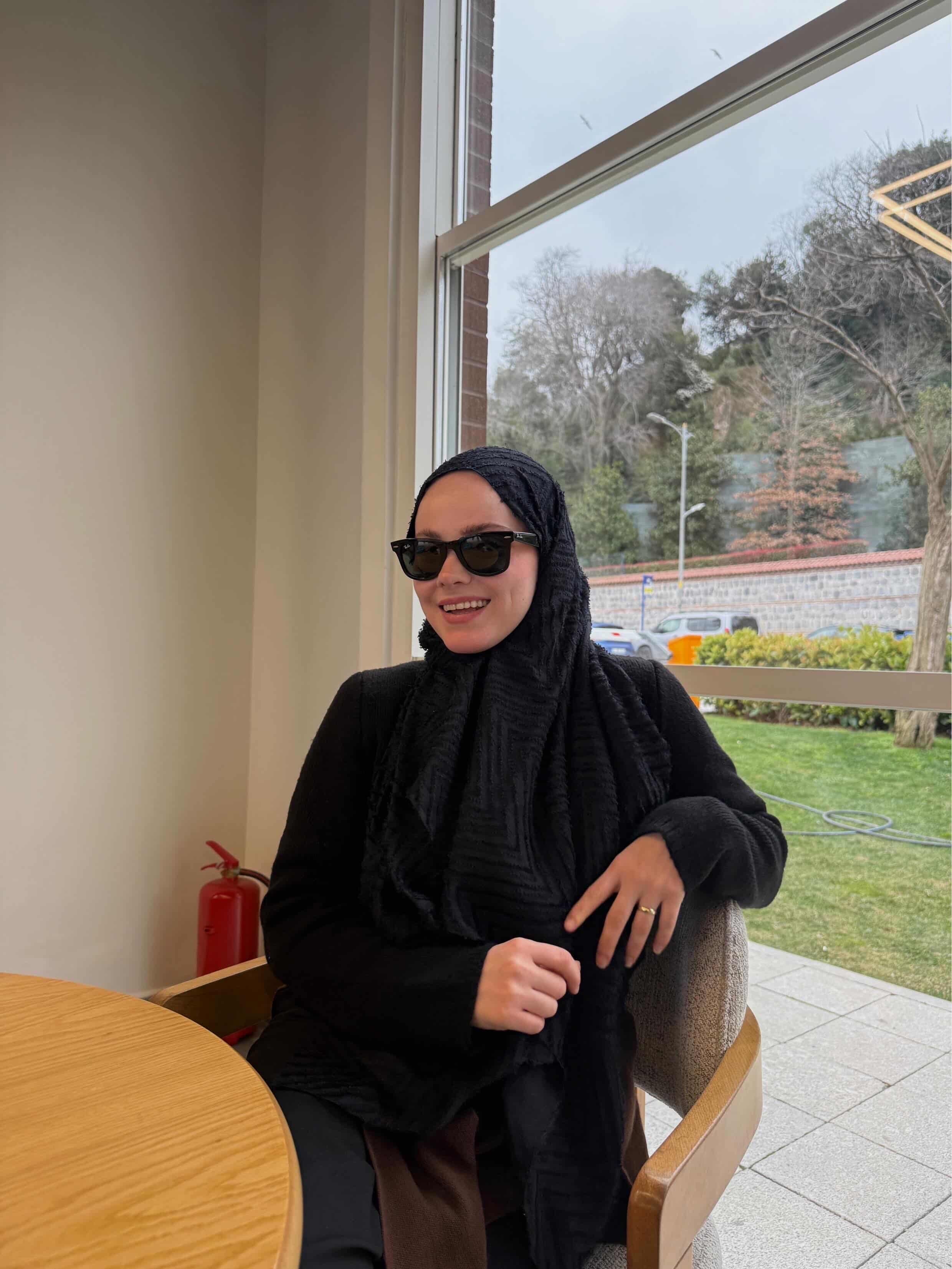 Velora Siyah Dokuma Jakar Şal