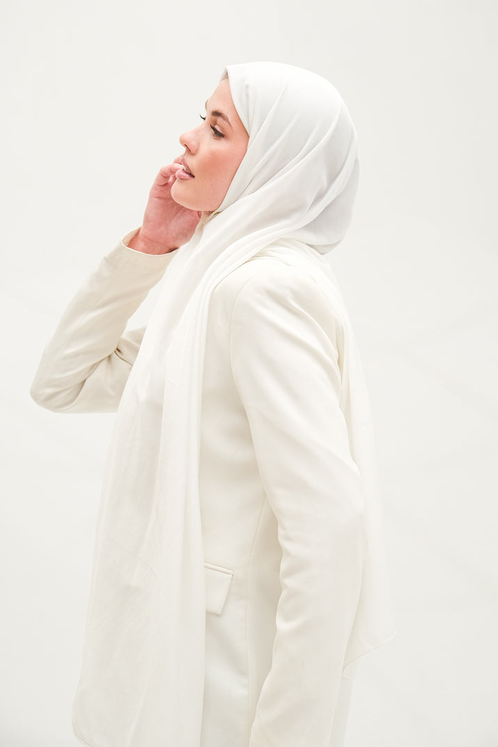 Lina Pure Şal Beyaz