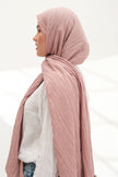 Modal Gofre Şal Pembe
