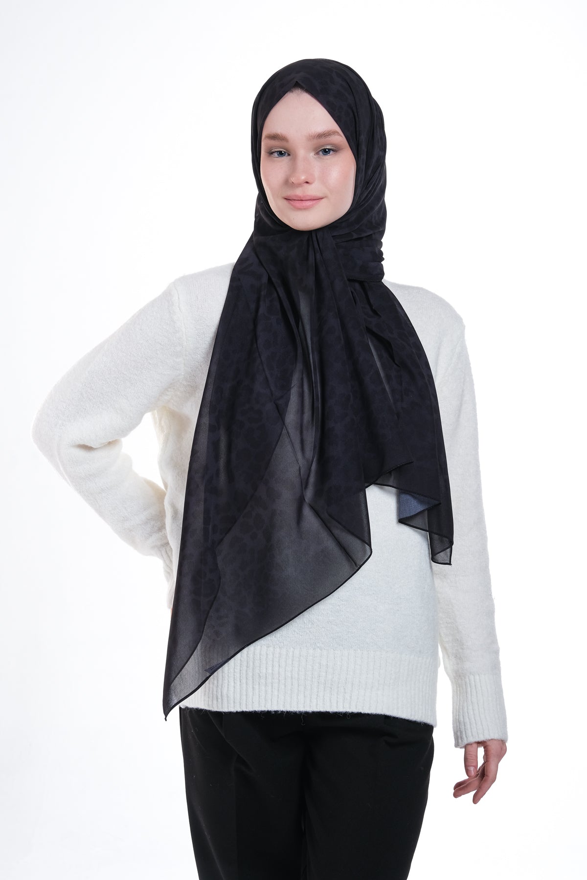 Wild İpek Krep Şal