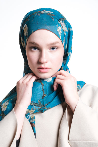 Floris İpek Krep Şal