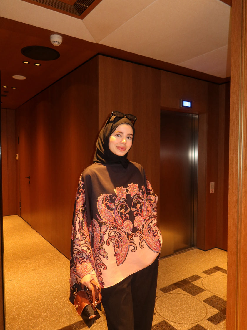 Bohemian Patterned Poncho